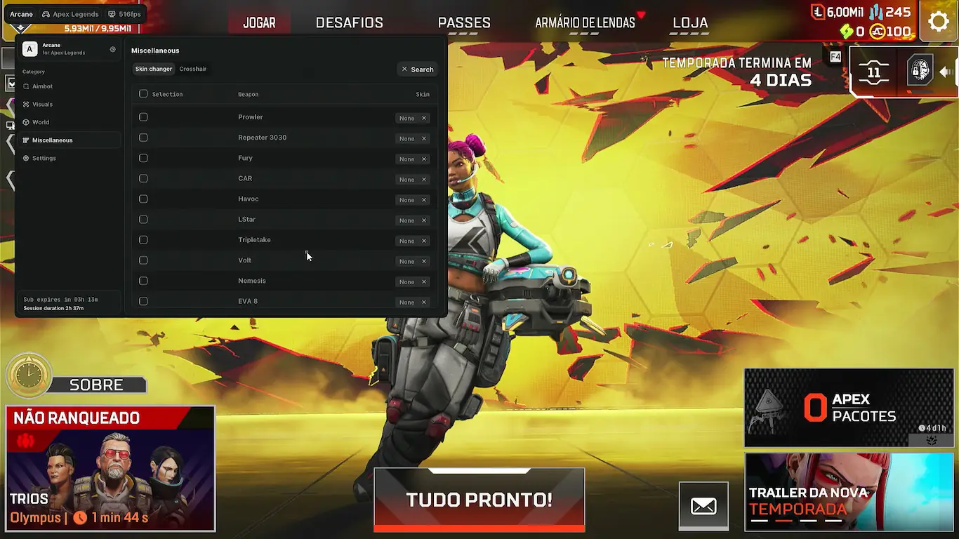 Screenshot 33 do cheat Apex Legends Arcane